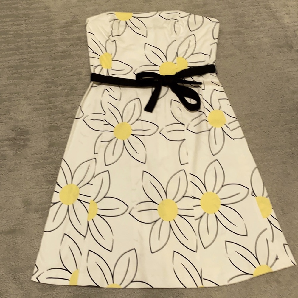 Robin Jordan- Soft cotton strapless dress